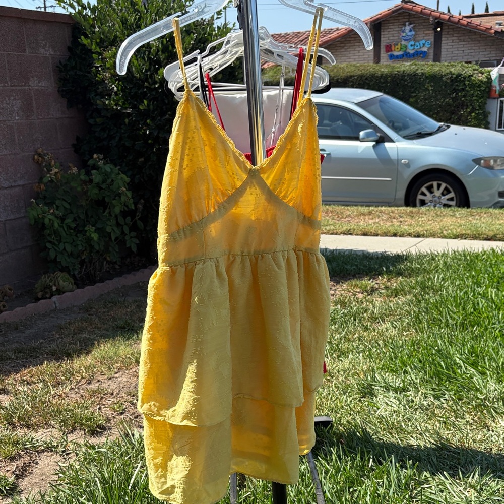 Wild Fable Sunlit Yellow Dress